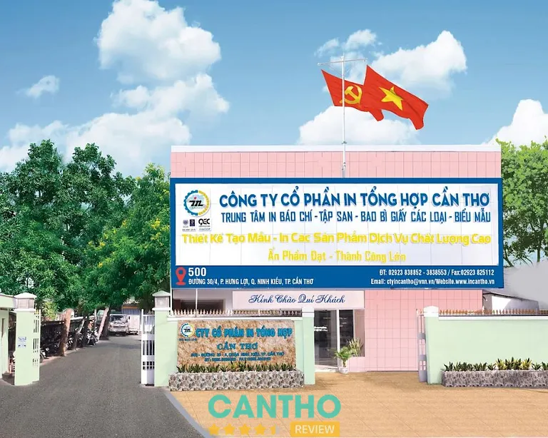 Công ty Cổ phần In Tổng Hợp Cần Thơ: 500 Đường 30/4, P. Tân An