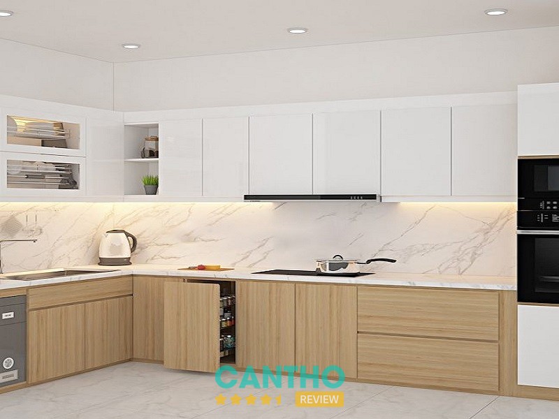 Tủ bếp gỗ công nghiệp tại Nội Thất Thạnh Phát – hình ảnh 3