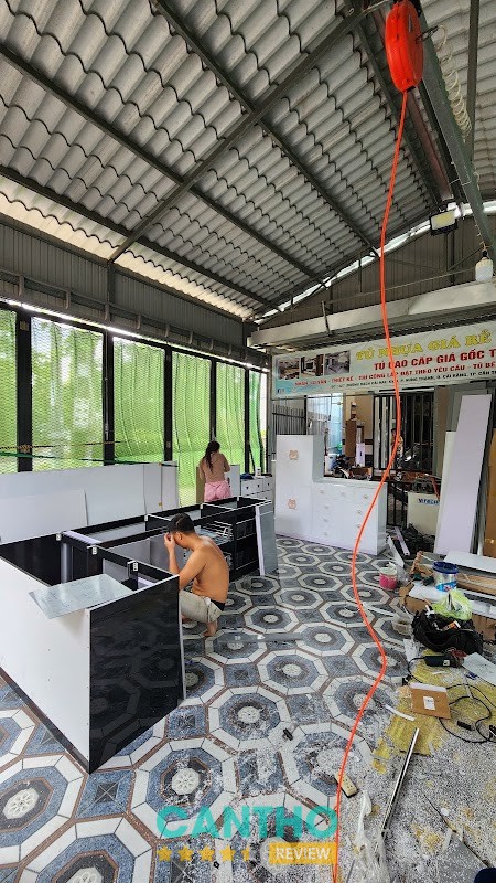 Mẫu tủ bếp nhựa tại Cái Răng – hình ảnh 2