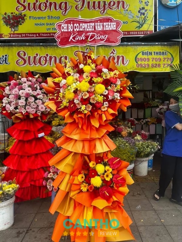 Mẫu hoa chúc mừng tại Hoa Tươi Sương Tuyền