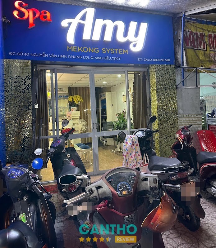 Không gian chăm sóc da tại Amy Spa Cần Thơ