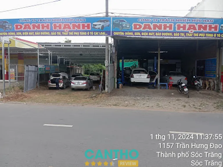 Garage ô tô Danh Hạnh: 155A Trần Hưng Đạo, Sóc Trăng