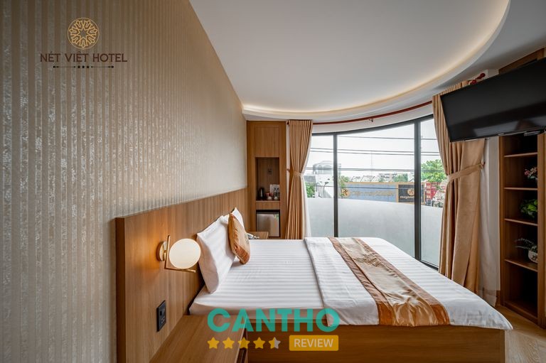 Không gian phòng nghỉ Nét Việt Hotel Vincom Sóc Trăng