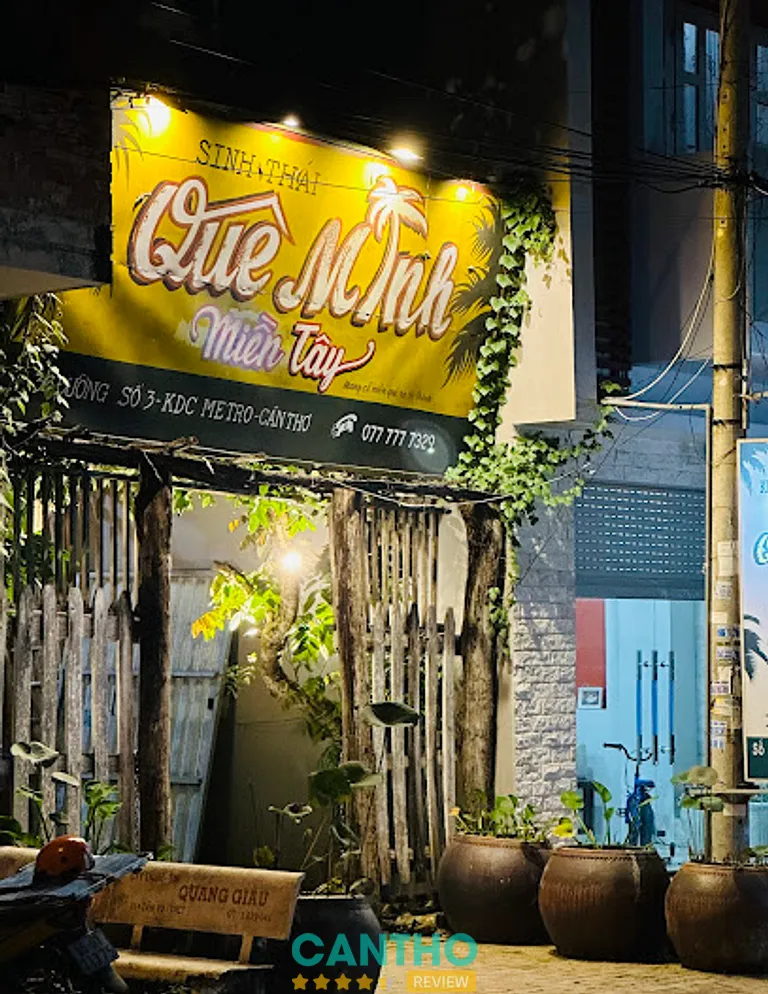 Khu sinh thái ẩm thực Quê Mình: 36 Đường số 3, P. Tân An