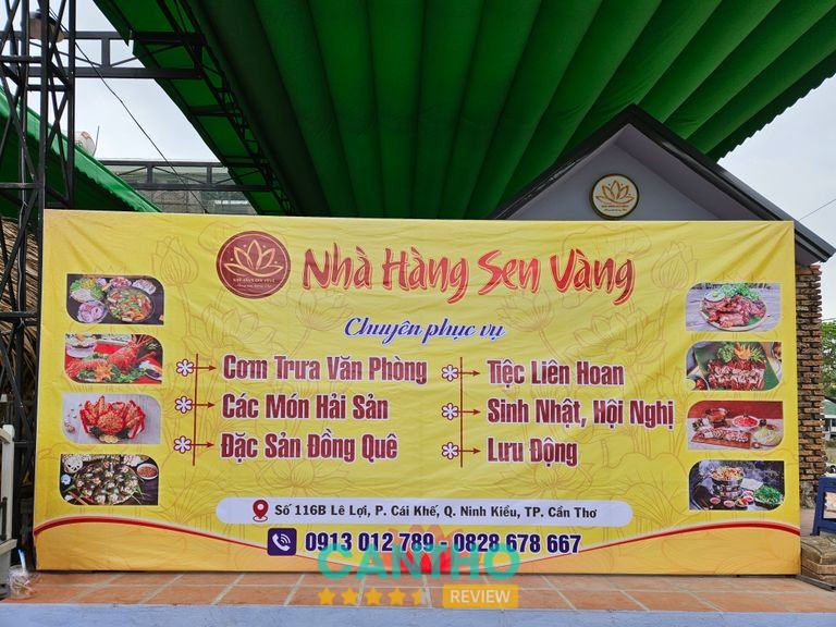 Nhà Hàng Sen Vàng – hình ảnh thực tế tại cơ sở