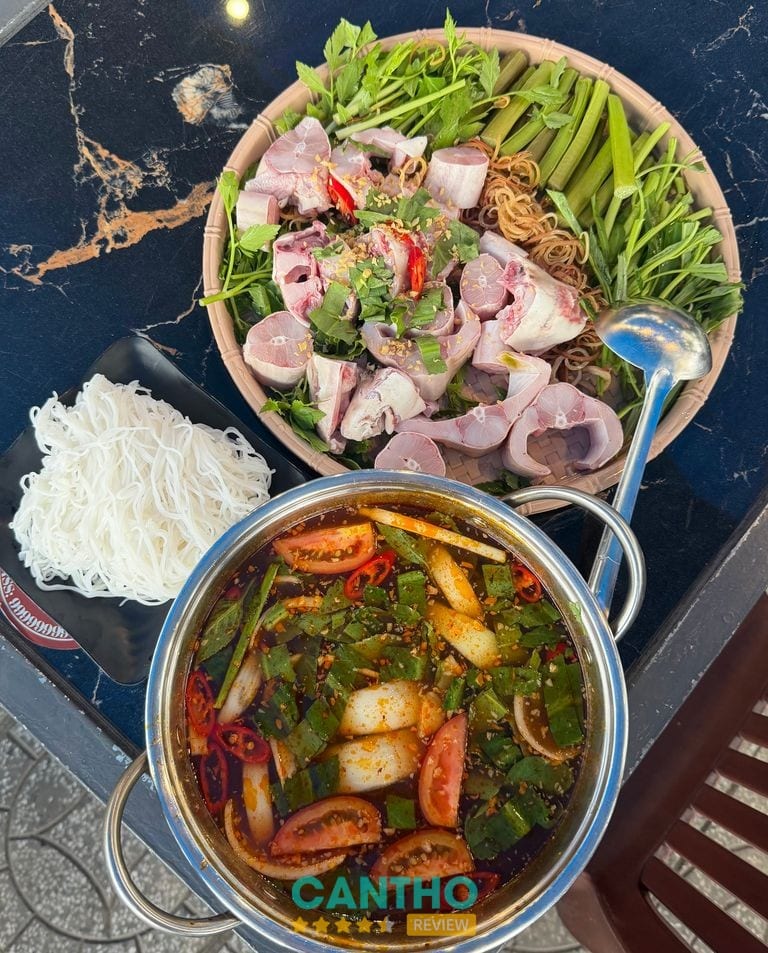 Ẩm Thực Sông Quê – không gian nhà hàng ven sông