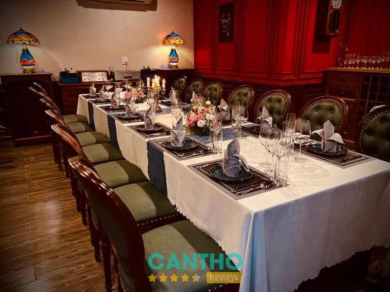 Beer & Wine Restaurant Cần Thơ với không gian ẩm thực châu Âu sang trọng