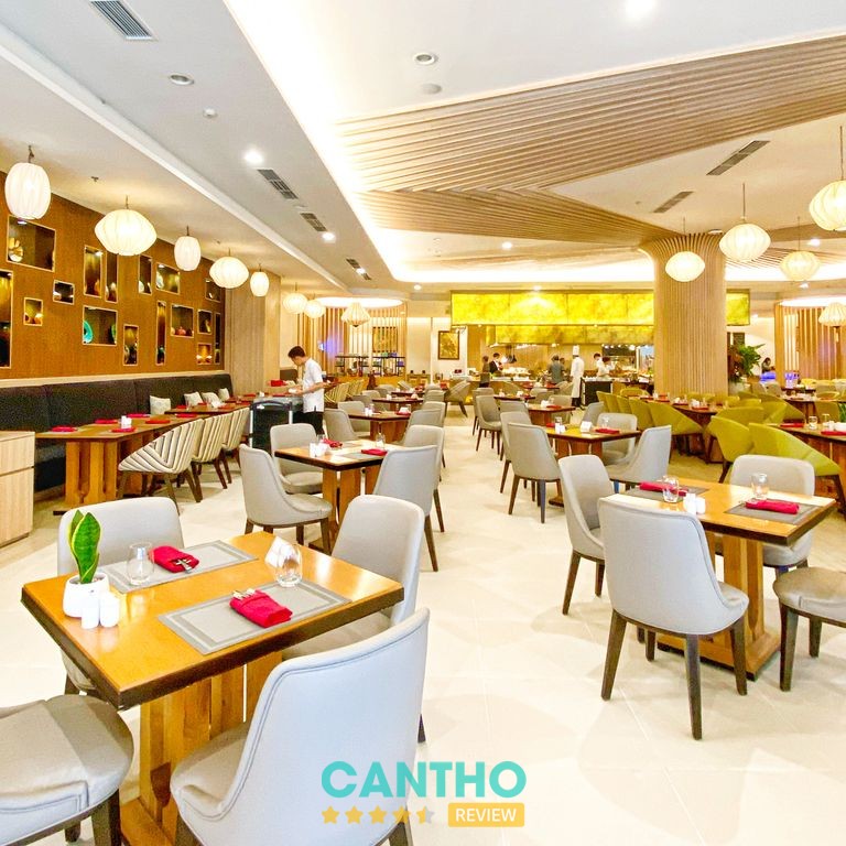 Mekong Restaurant Cần Thơ với không gian buffet hiện đại