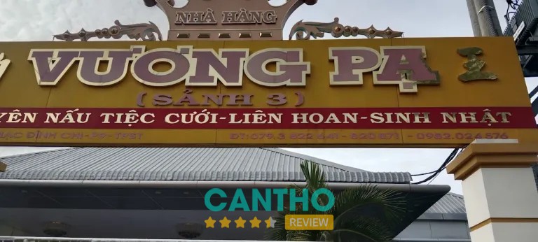 Nhà Hàng Vương Pạ – không gian phục vụ tiệc cưới