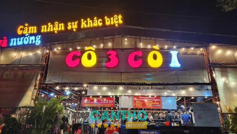 Buffet Cô 3 Còi Cần Thơ – hình ảnh không gian buffet