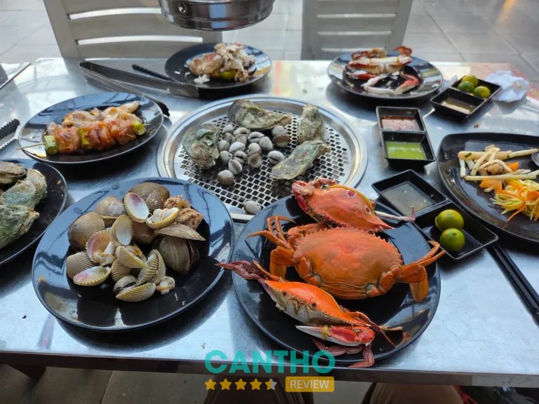 Buffet Cô 3 Còi Cần Thơ – hình ảnh thực tế tại quán