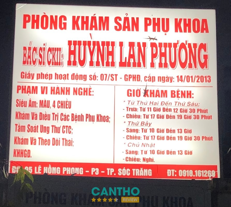 Phòng Khám Sản Phụ Khoa BS Huỳnh Lan Phương Phú Lợi