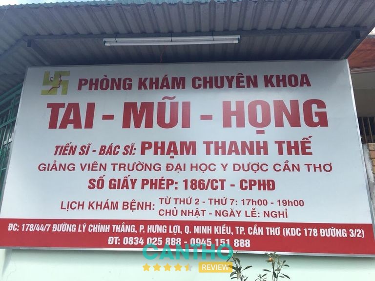 Phòng Khám Chuyên Khoa Tai Mũi Họng TS. BS. Phạm Thanh Thế Tân An