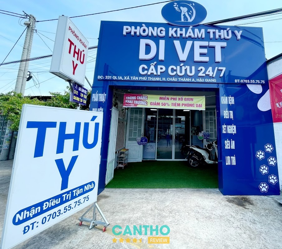 Phòng Khám Thú Y DI VET - Tân Phú Thạnh (Cấp Cứu 24/7) – 331 QL1A, Thạnh Xuân, Cần Thơ, Việt Nam