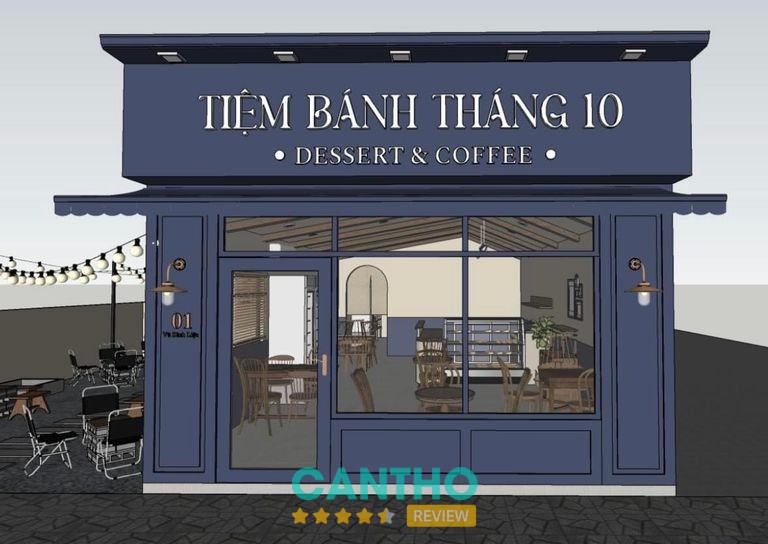 Tiệm Bánh Tháng 10 tại Ngã Bảy với các món bánh ngọt hấp dẫn