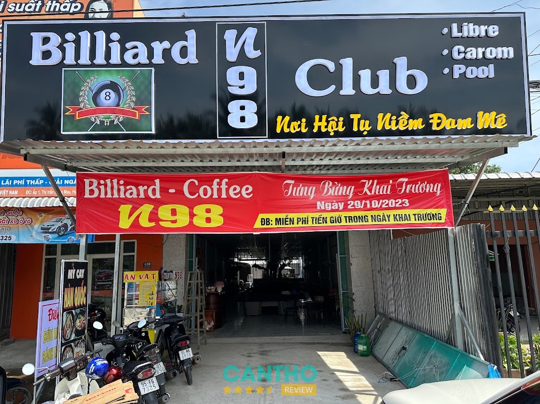 Không gian Bida Coffee N98