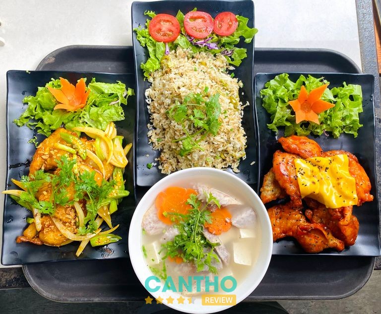 Quán Chay An – không gian phục vụ món chay