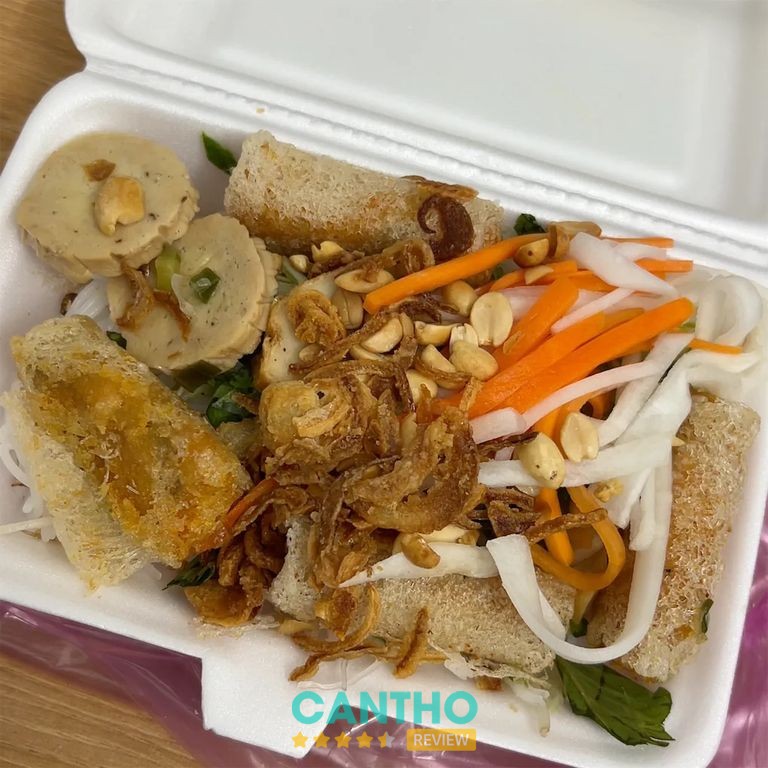 Quán Chay Nhất Tâm – không gian quán cơm chay
