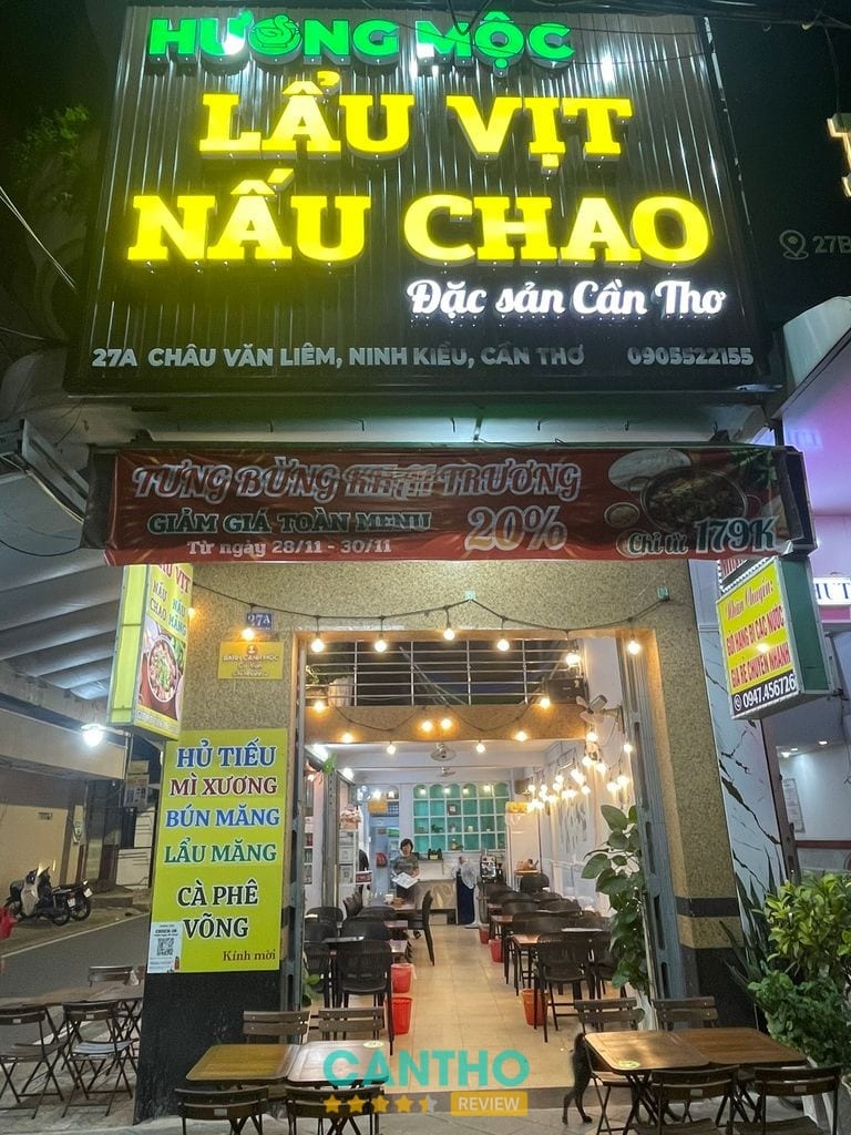 Quán Lẩu Vịt Nấu Chao Hương Mộc Ninh Kiều