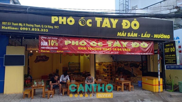 Phố Ốc Tây Đô khu vực Thạnh Mỹ Cái Răng Cần Thơ
