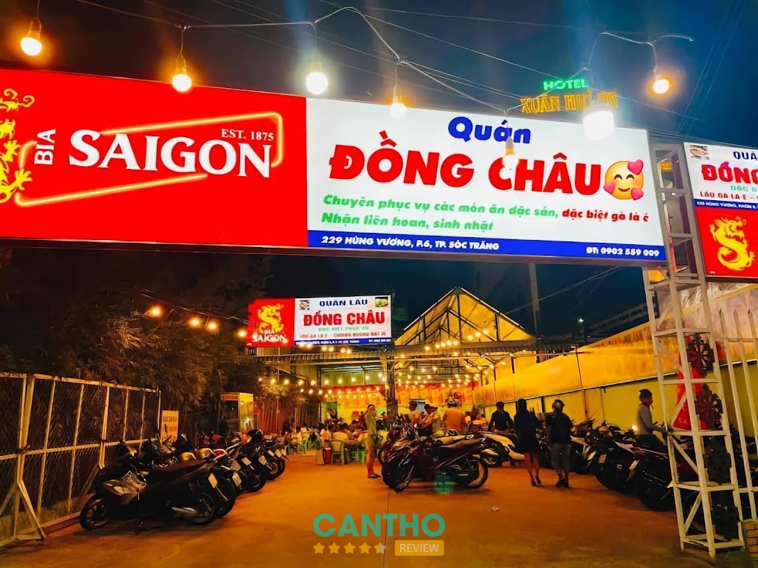 Không gian rộng tại Quán Ốc Đồng Châu