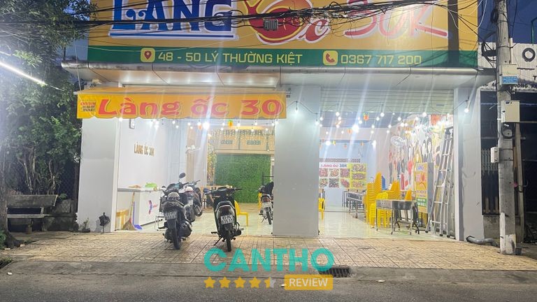 Làng Ốc 30k tại đường Lý Thường Kiệt Phú Lợi