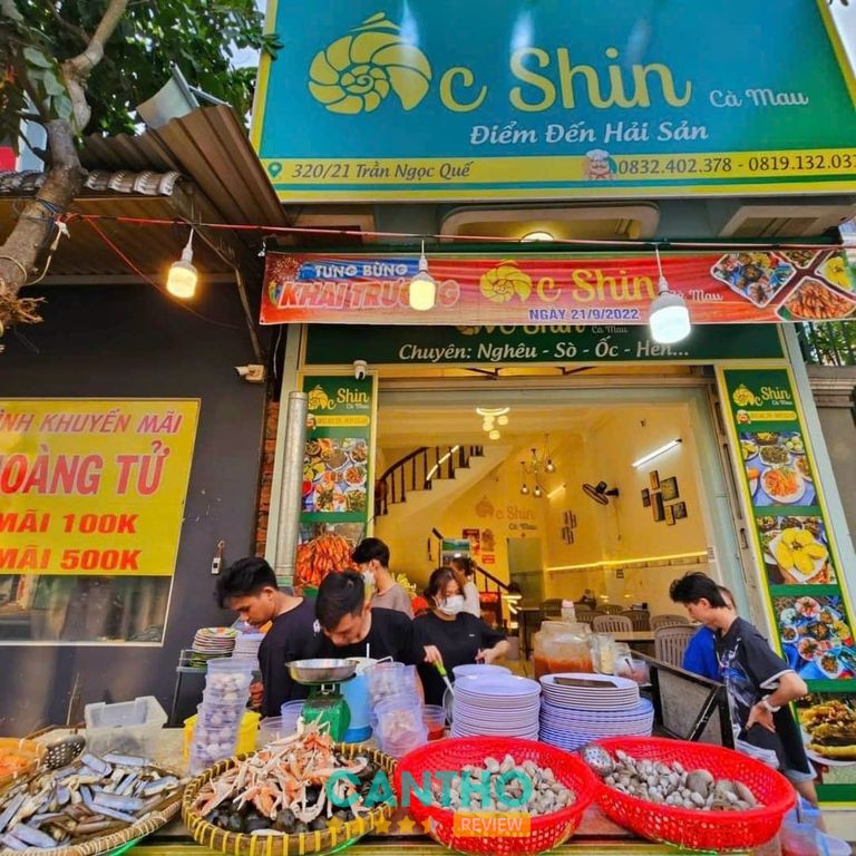 Ốc Shin Cà Mau trên đường Trần Ngọc Quế Tân An