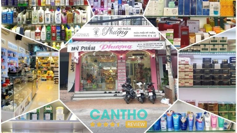 Không gian mua sắm tại cửa hàng Mỹ Phẩm Phượng Cần Thơ