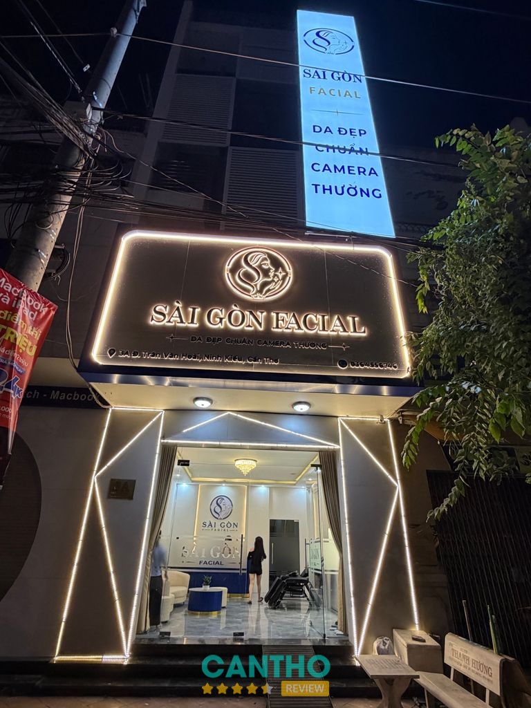 Sài Gòn Facial Cần Thơ không gian chăm sóc da mặt chuyên sâu