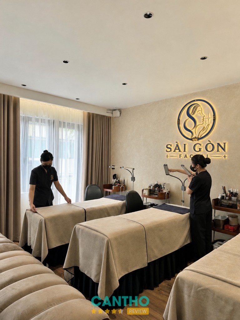 Sài Gòn Facial Cần Thơ dịch vụ làm sạch da và chăm sóc da mụn