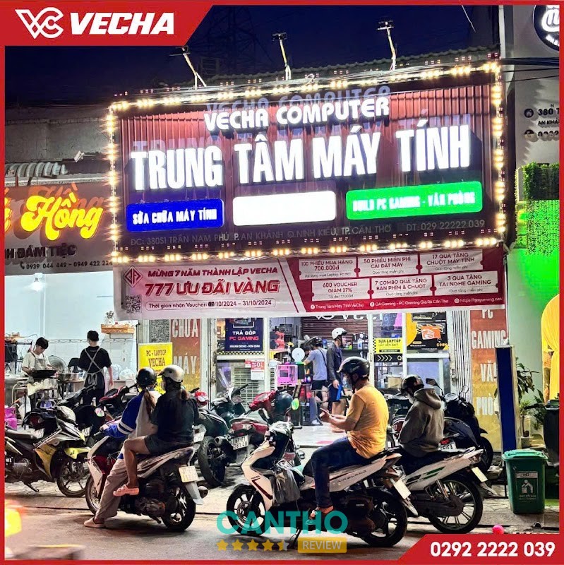 TRUNG TÂM MÁY TÍNH VECHA CN1 – 390B1B, Đ. Trần Nam Phú, Tân An, Cần Thơ 94000, Việt Nam