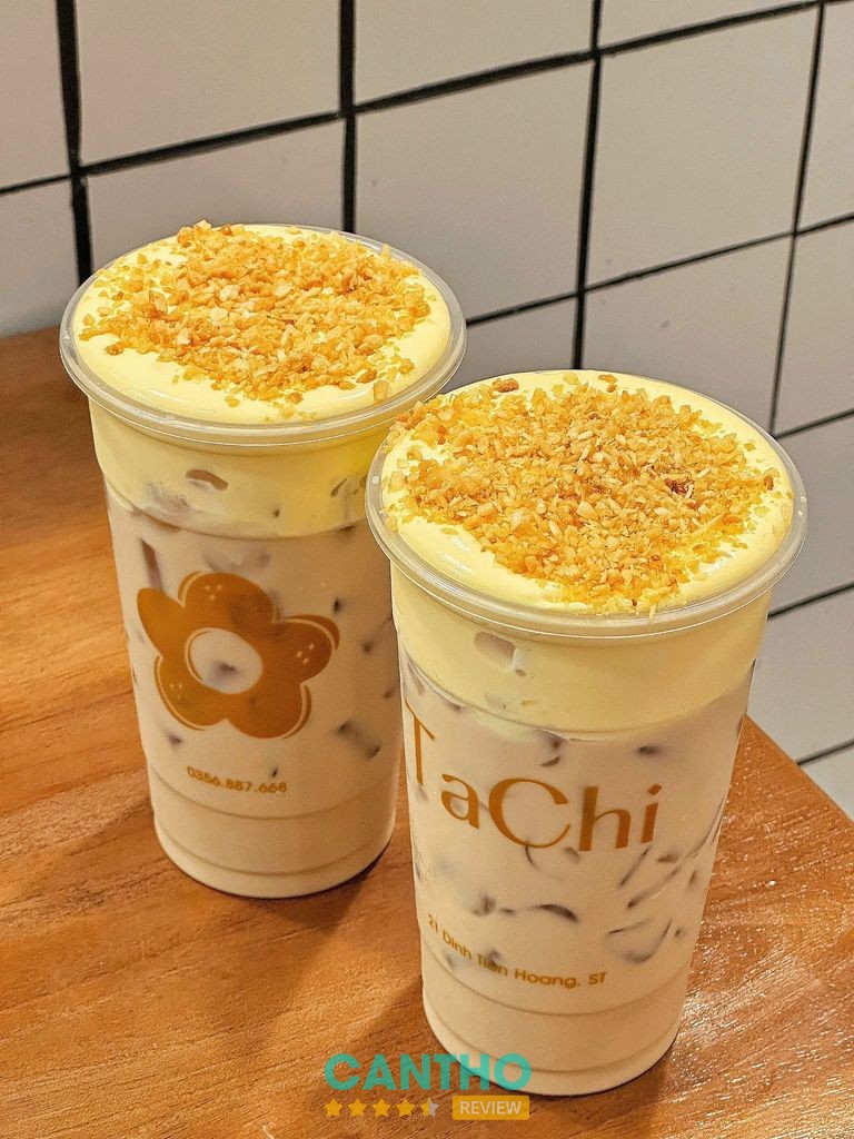 Không gian thưởng thức trà bánh tại Tachi Sóc Trăng