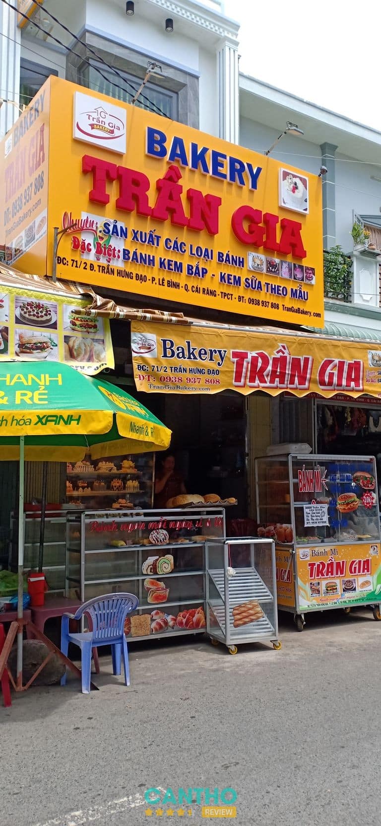 Bakery Trần Gia tại đường Trần Hưng Đạo Cái Răng Cần Thơ