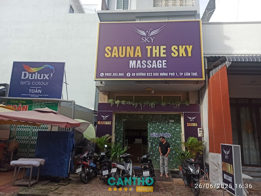 Massage Sauna The Sky Cần Thơ – massage và không gian tiệm 1
