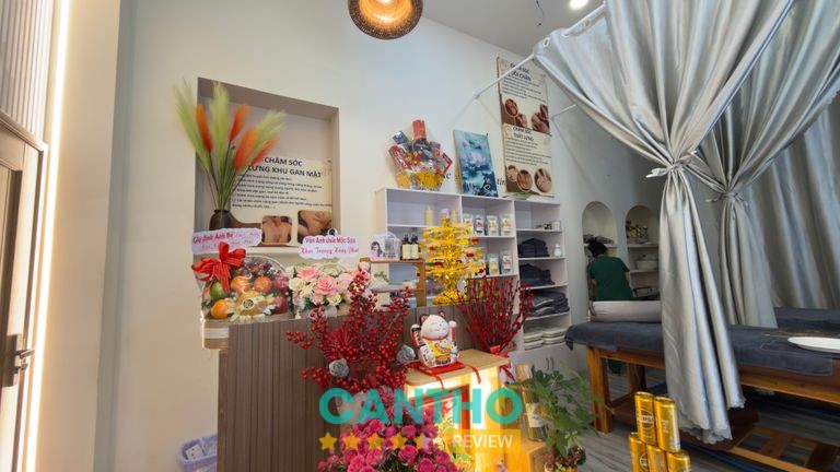 Không gian chăm sóc và thư giãn tại Mộc Spa Cần Thơ