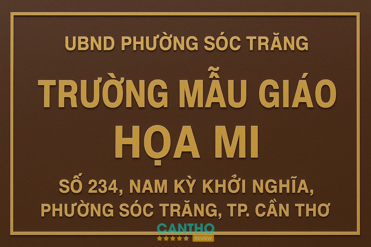 Trường Mẫu Giáo Họa Mi Sóc Trăng