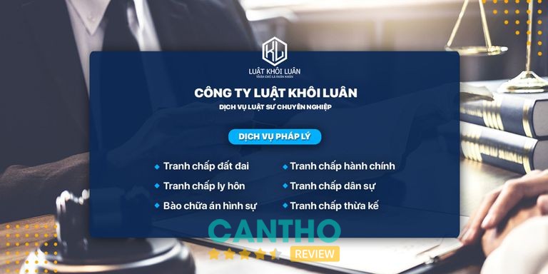 Công Ty Luật Khôi Luân trên đường Võ Văn Kiệt Cái Khế